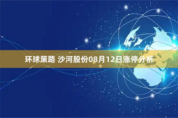 环球策路 沙河股份08月12日涨停分析